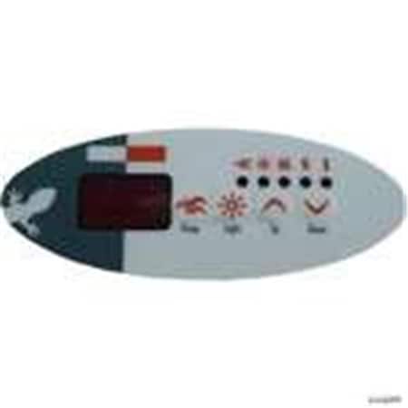 Gecko Alliance 4 - Button Spa Control Panel Overlay 9916100131